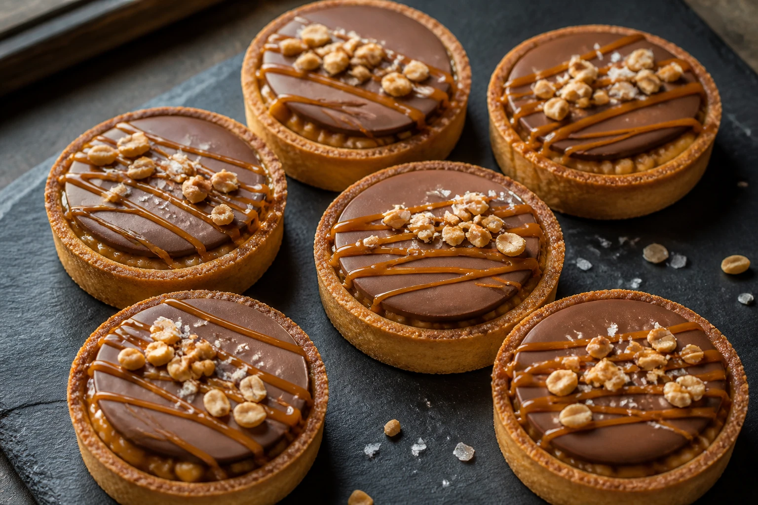 Tartelette snickers : la recette maison caramel et chocolat