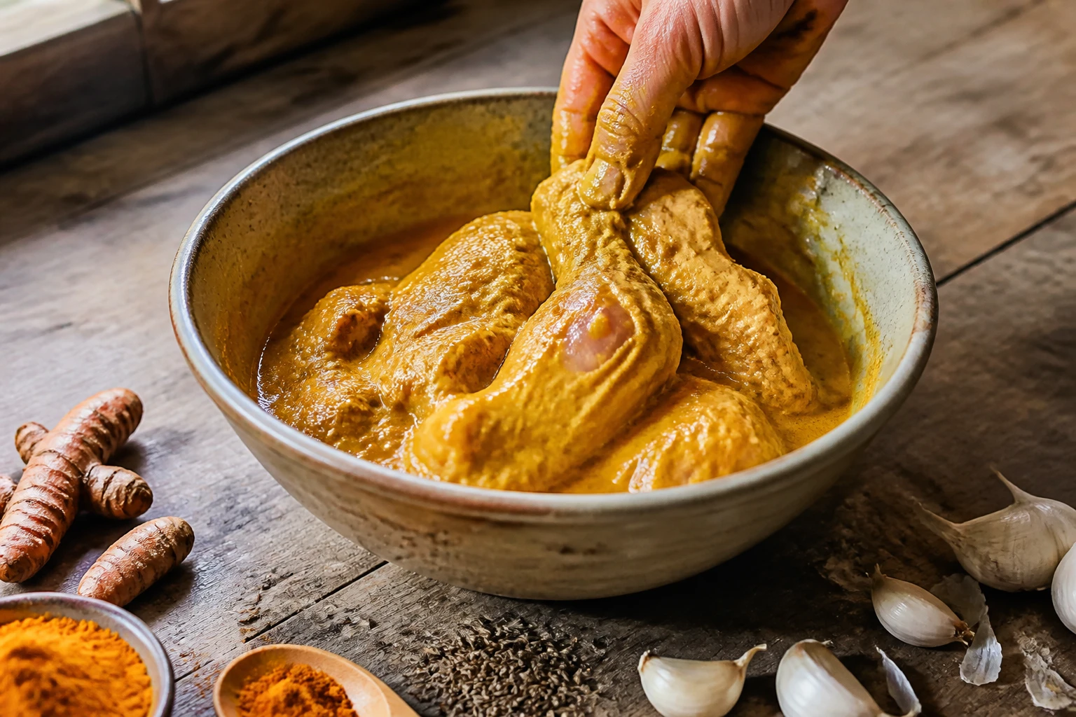 Marinade curry : dosages et temps de repos pour réussir