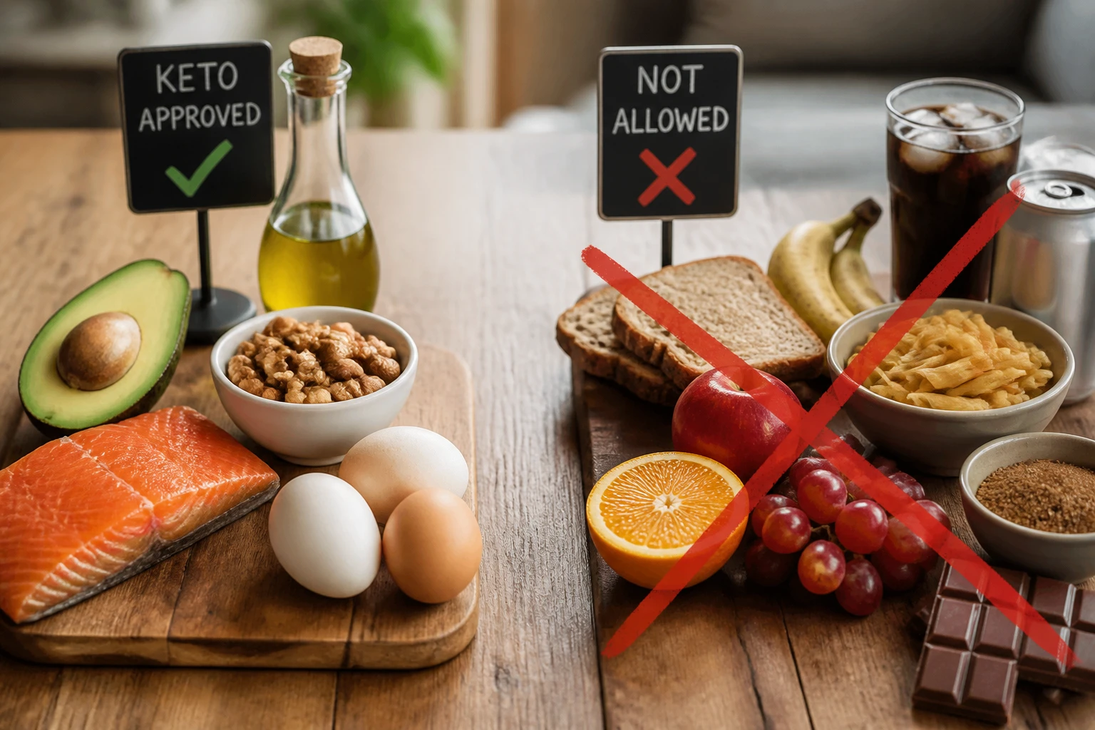 Aliments interdits en régime cétogène : la liste complète