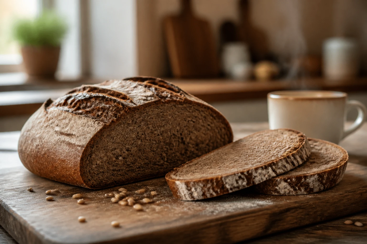 Calories du pain de seigle : le vrai chiffre pour 100 g et par tranche
