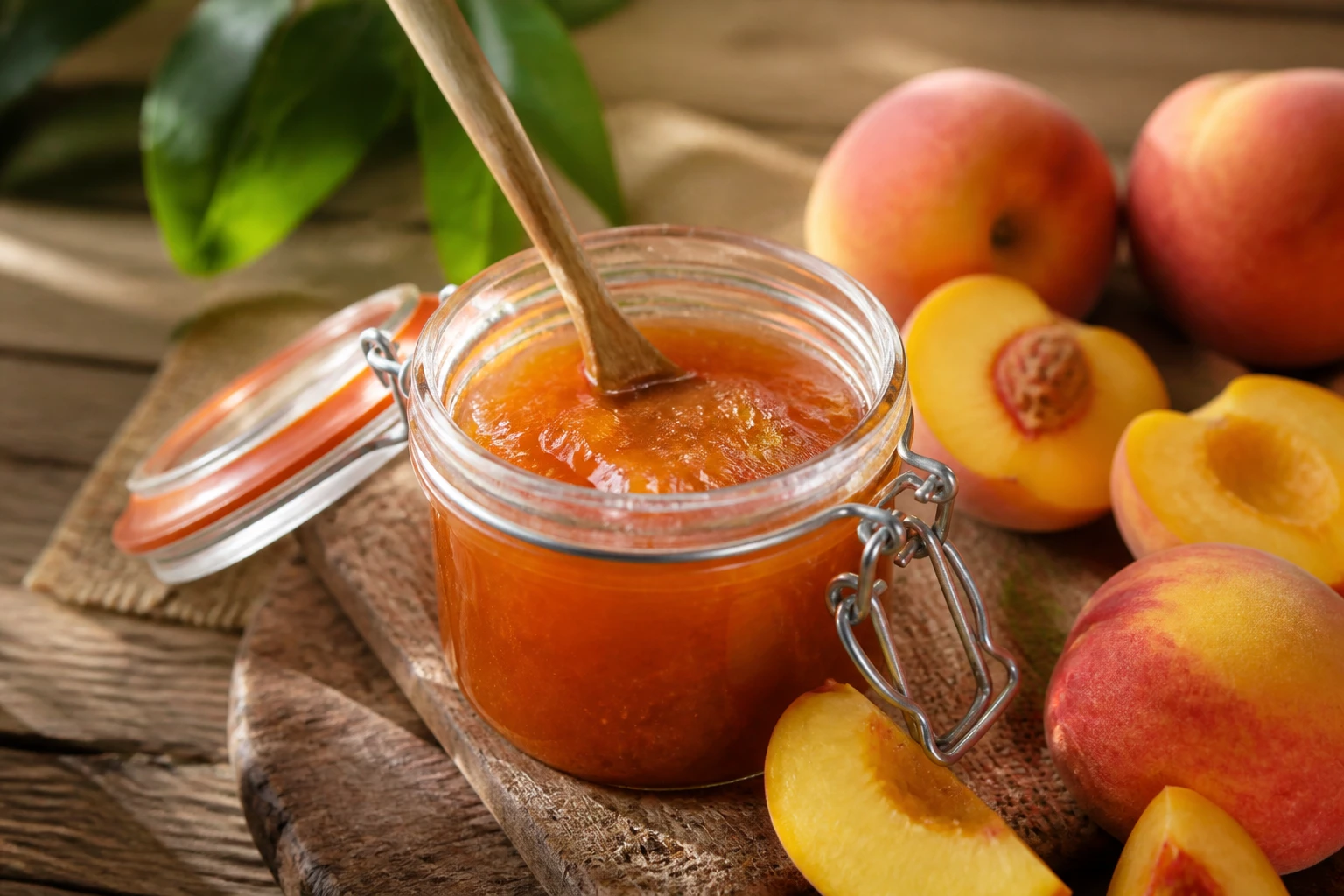 La confiture de pêches de ma grand-mère, sans thermomètre