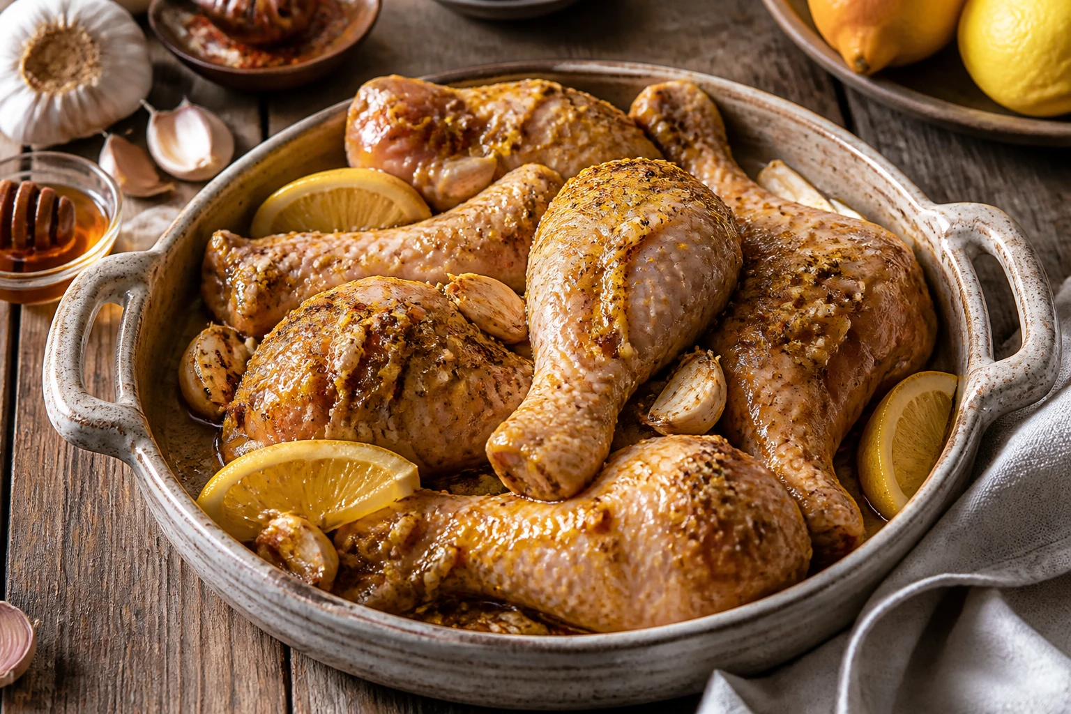 Mariner le pilon de poulet : mes recettes et temps de repos