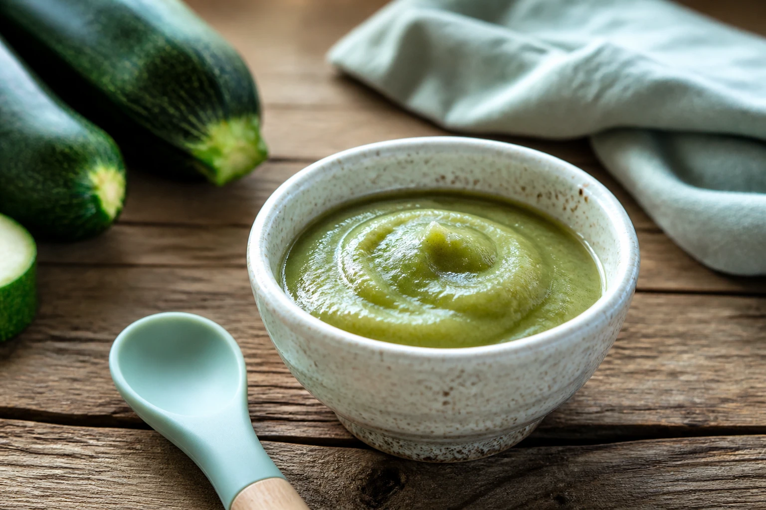 Purée de courgette pour bébé : la recette et les bons repères
