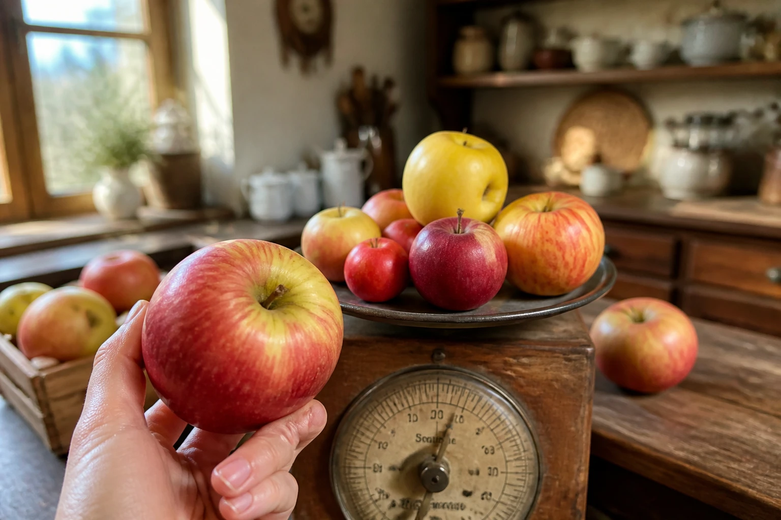 Le poids d&rsquo;une pomme : calibre, variété et calories expliqués